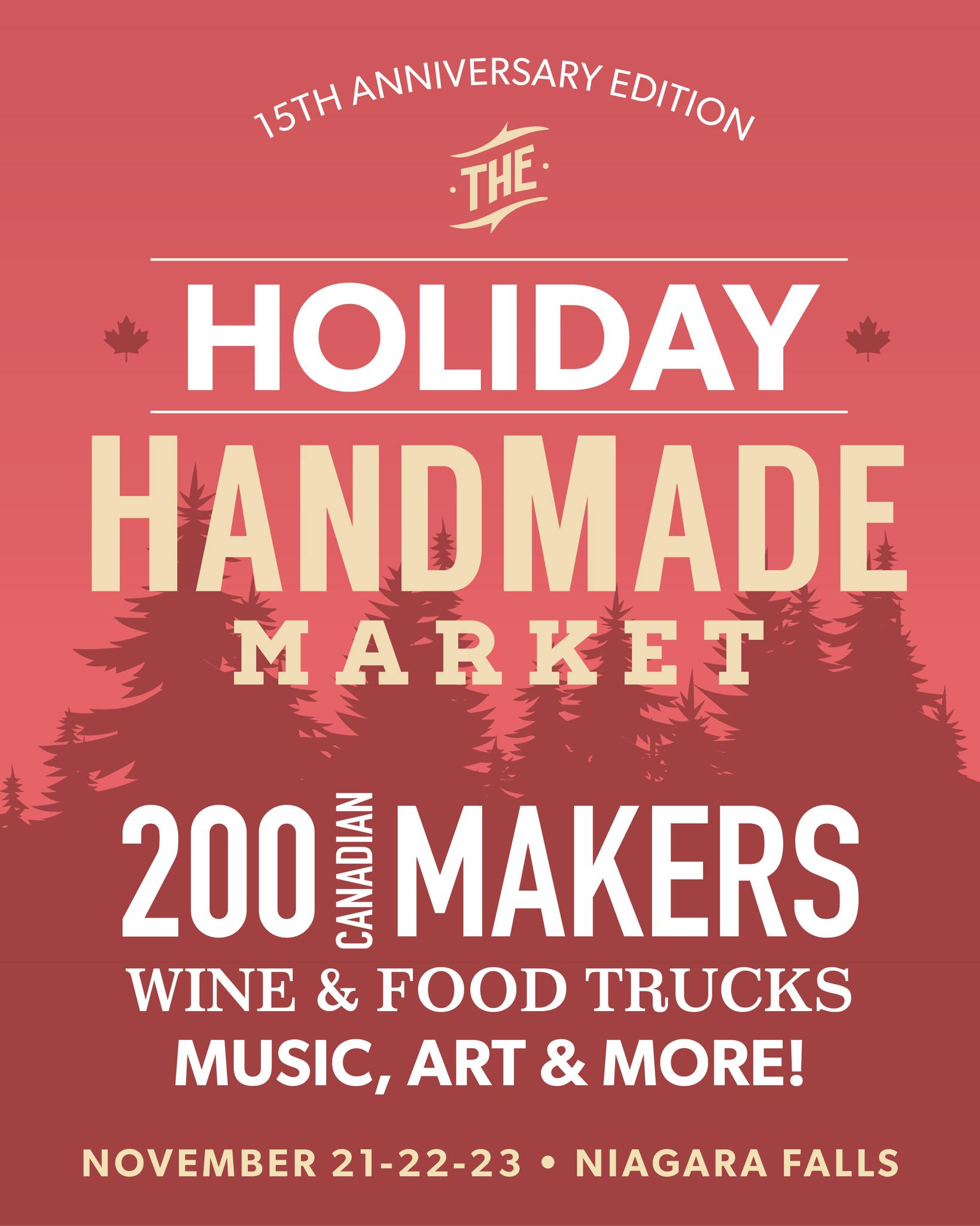 Holiday Handmade Market in Niagara Falls poster