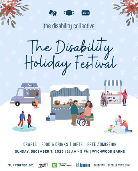 Holiday festival celebrating disability community with crafts and gifts